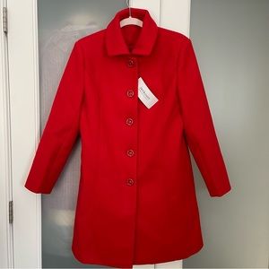 Jenkoon Fashions | Coat | Tomato Red | M